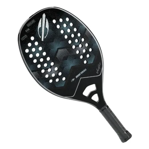 Raquete De Beach Tennis Mormaii Vini Font Prata C/ Capa - Profissional