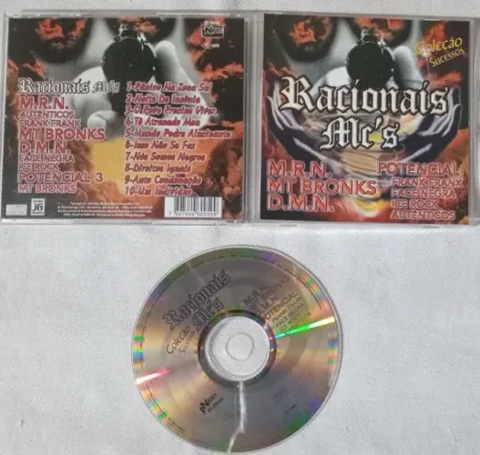 cd Rap Nacional Coletanea (Racionais e outros) Raridade Usado Ótimo