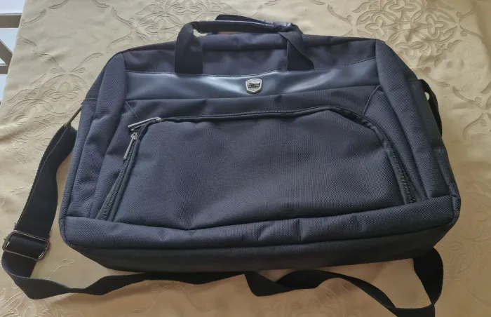 Pasta Executiva para notebook Polo King - unissex Preta - Em bom estado