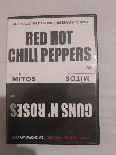 DVD duplo Red hot chili Peppers é Guns n' Roses original