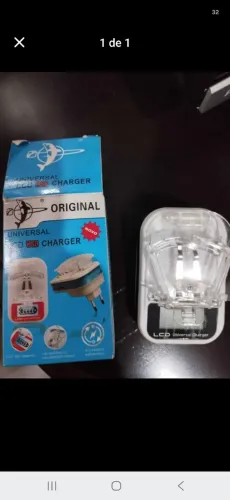 Carregador de bateria, novo na caixa