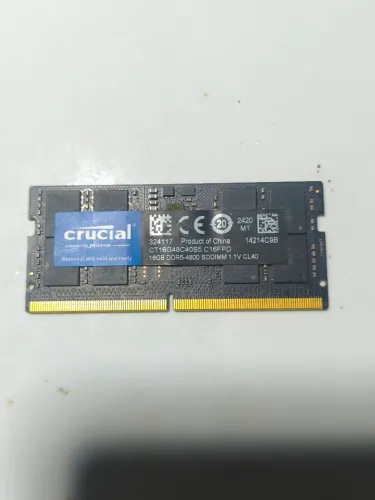 16GB DDR5 4800MHZ CRUCIAL NOTEBOOK