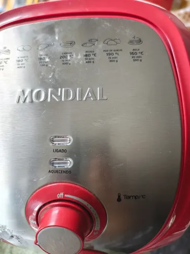 Fritadeira Elétrica Mondial Family Inox 5L