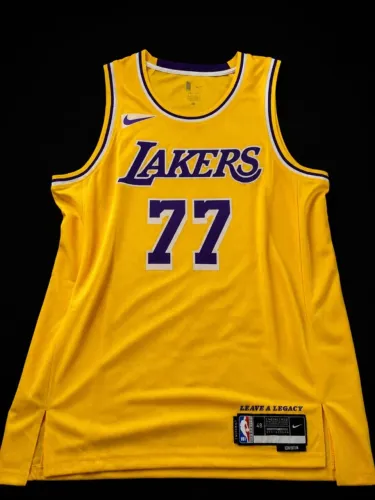 Camisa Lakers Luka Doncic Amarela - Nova - Tam G
