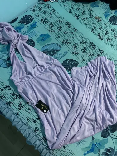 ? VESTIDO LONGO LILÁS MARAVILHOSO ?