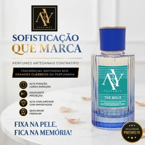 Perfume The Male, Inspirado em grandes Grifes do mundo