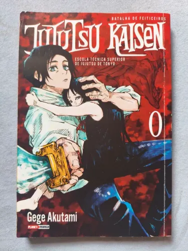 Mangá Jujutsu Kaisen Vol 0 em Português Semi Novo