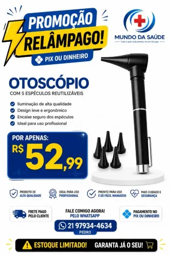 Otoscópio R$ 52,99 ( pix ou dinheiro )