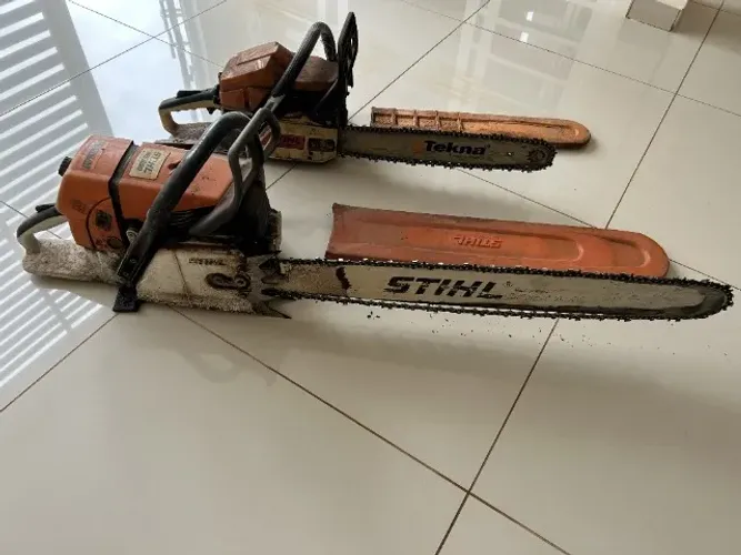 Kit 2 Motosserras STIHL Profissionais: MS 382 + MS 650 Magnum - Pronto para Serviço Pesado