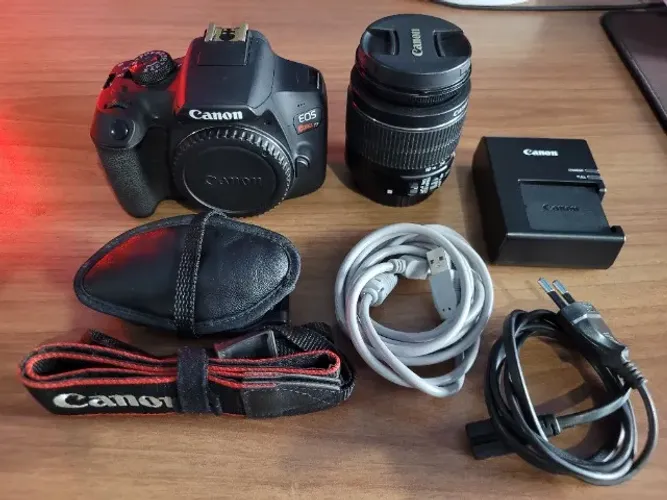Canon T7 + lente 18-55mm