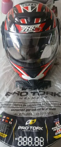 Capacete Pro Tork SPFC São Paulo FC 788 3G Tam 58