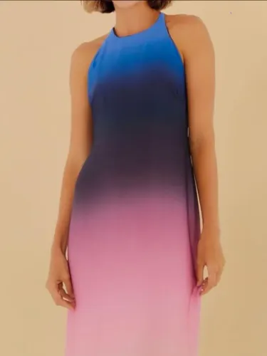 Vestido perfeito no corpo Farm com tag 