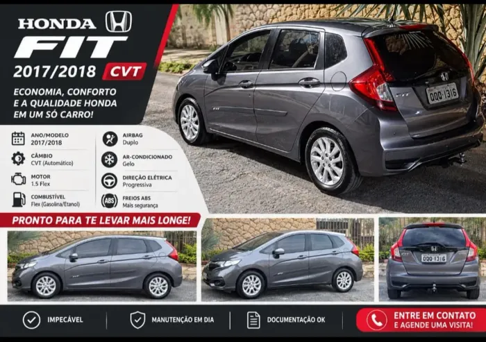 Honda Fit LX 1.5 Flexone 16V 5P Aut. 2018