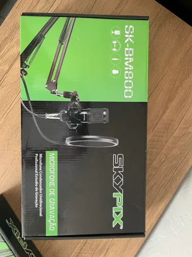 Kit de Microfone Condensador SK-BM800 da Skypix