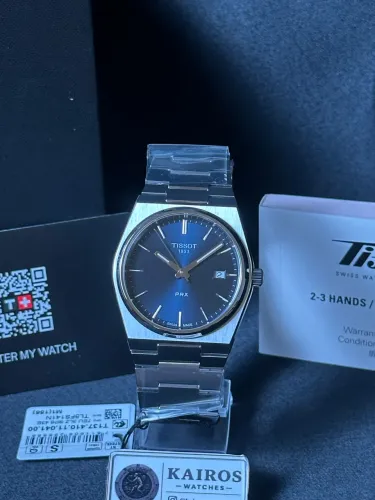 Relógio Tissot PRX Azul (Novo)