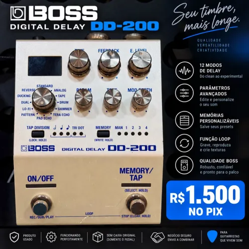 Pedal BOSS DD-200