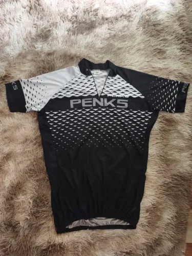 Camisa para ciclismo com bolso 