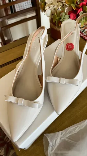 Sapato scarpin branco 