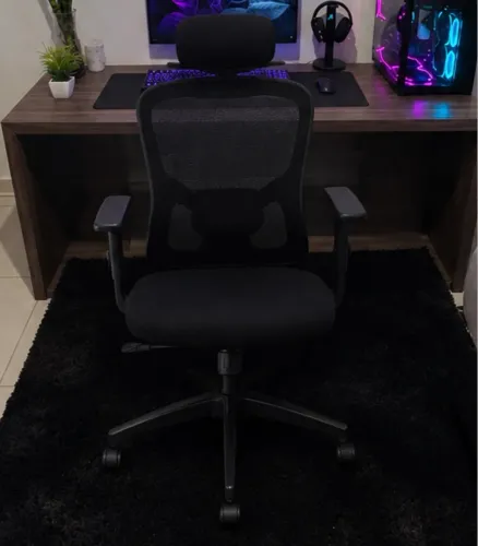 Cadeira de Escritório Ergonômica em tecido Mesh- Nova Lacrada