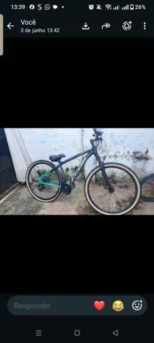 Bicicleta aro 29 pra vender logo seminova r$ 400.