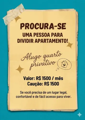 Procuro colega de casa para o Centro de Vila Velha