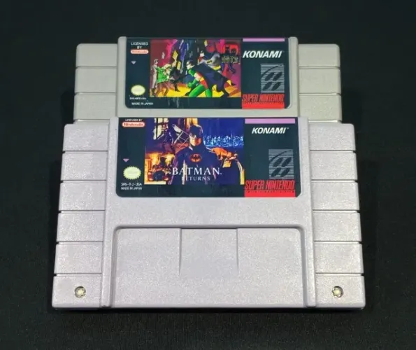 Cartuchos | Fitas de Super Nintendo Batman Returns e Batman e Robin