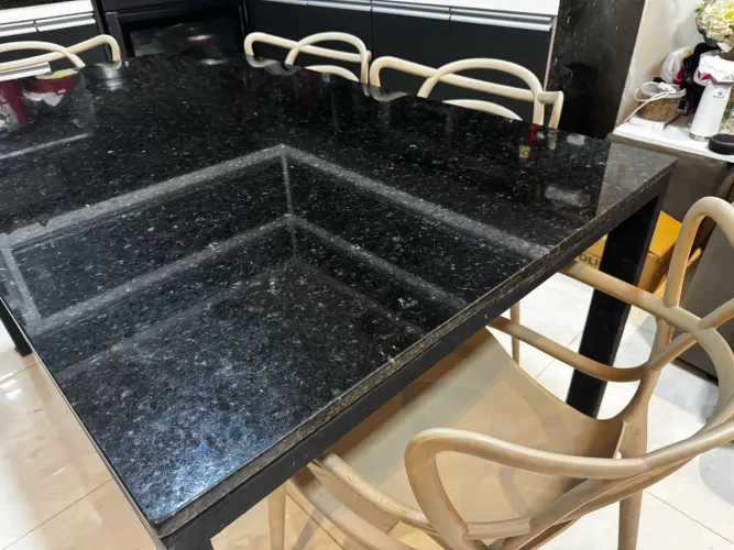 Mesa Retangular | 6 Cadeiras Allegra Fendi