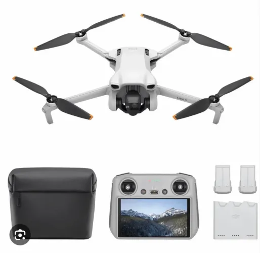 MUITO NOVO - Dji Mini 3 Fly More Combo Plus - DJI RC