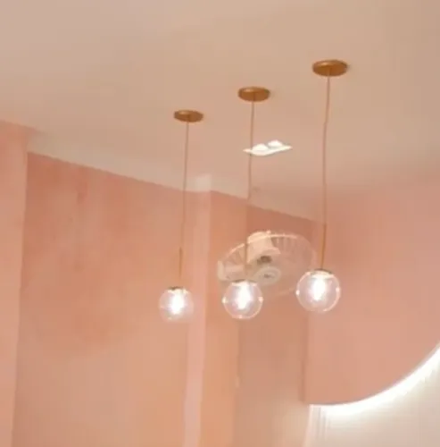 Kit com 3 Iluminaria pendente