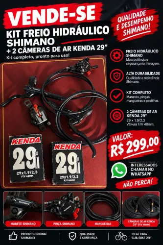 Vendo peças de bicicleta 