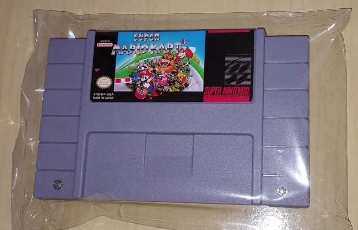 Super Mario Kart com chip especial SONY
