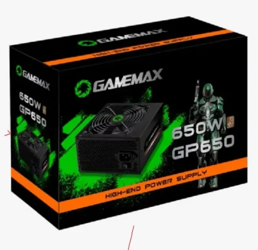 FONTE GAMEMAX 650W PLUS BRONZE