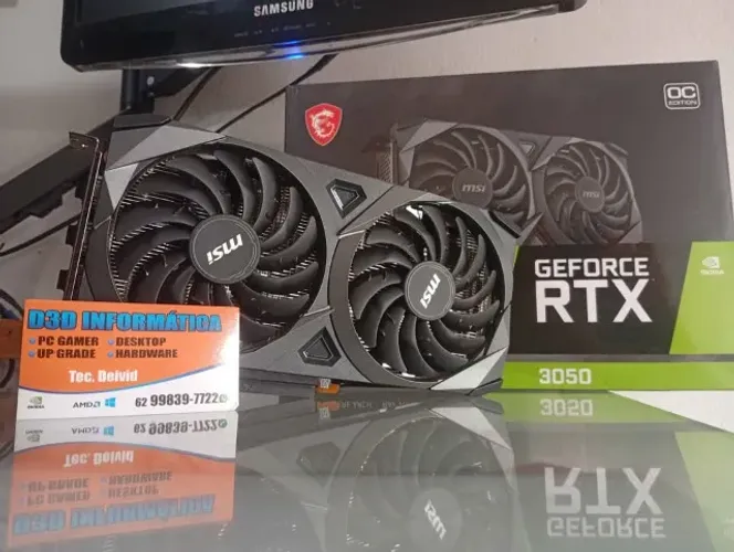 RTX 3050 8GB MSI . Loja física. Garantia.