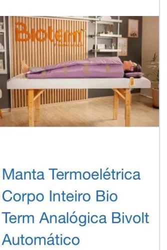 Manta termo elétrica corpo inteiro