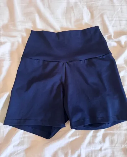 Shorts academia Kaisan- azul marinho