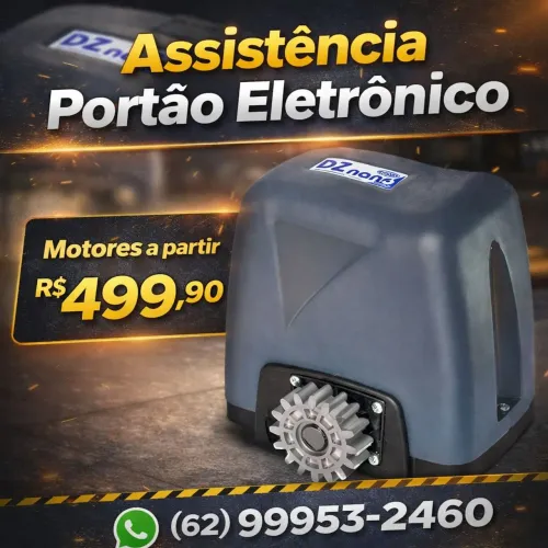 Venda instalação manutenção motor portão