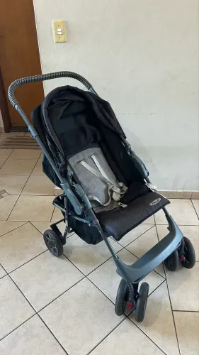 carro de bebê reclinável 5 posições topázio