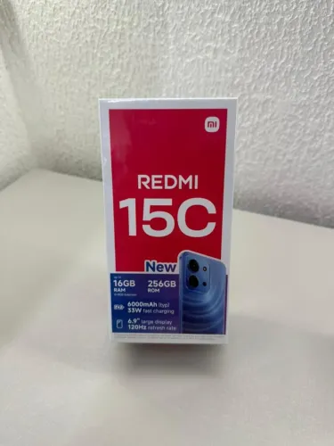 XIAOMI REDMI 15C 256GB/8GB RAM - CELULAR NOVO