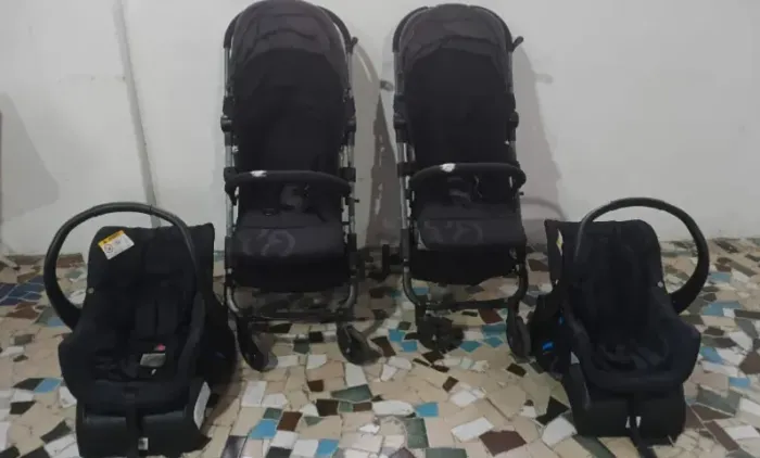 Carrinho de Bebê Duolee Preto (CADA)