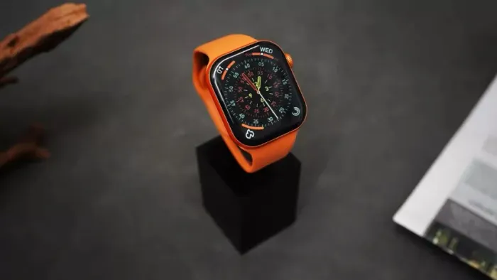 Relogio Smart Watch 11 Pro Microwear W11 Amoled Whatsapp Ligação Laranja Novo Loja Coimbra