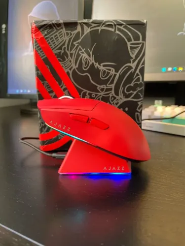 Mouse AJAZZ AJ139 V2 MC Vermelho Tri-Mode