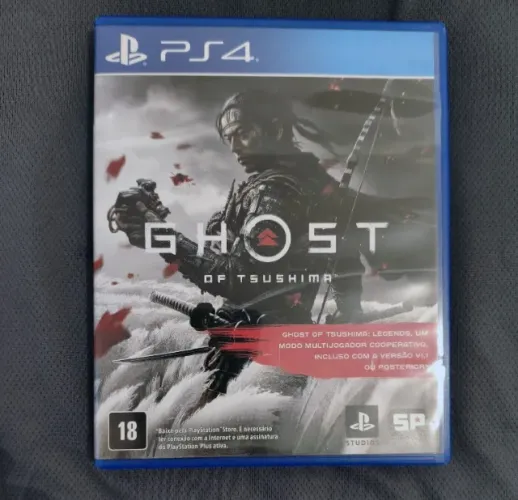 Jogo Ghost Of Tsushima PS4 Mídia Física Original - Impecável