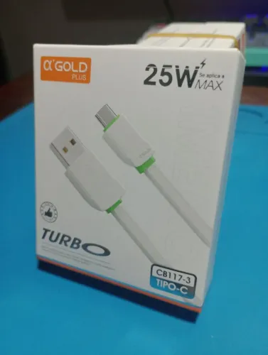 Cabo USB Tipo-C Turbo 25W a'Gold