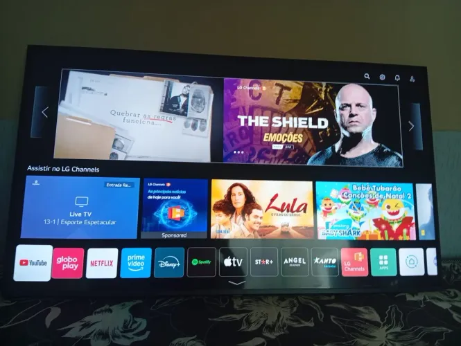 Smart tv LG 4k 50 polegadas compatível com Alexa bluetooth comando de voz e jogos 