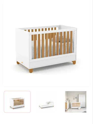 Berço e mini cama semi novo