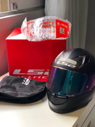 Capacete LS2 Classic Preto Fosco TAM:56/S | Excelente Estado