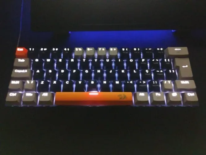 redragon - teclado mecanico lakshimi switch brown - k606
