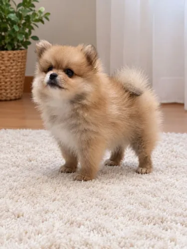 Spitz alemão anão fêmea