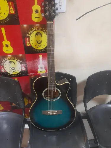 VIOLÃO GIANNINI PERFORMANCE ELÉTRICO TEM TENSO CORDAS DE AÇO ACEITO CARTÃO E PIX 