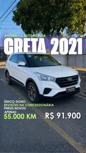 Hyundai Creta Attitude 1.6 16V Flex Aut. 2021